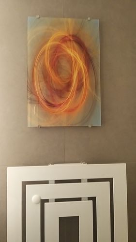 Customer photo review of Acrylglasbild | Lichtmalerei No. 1 | Hochformat