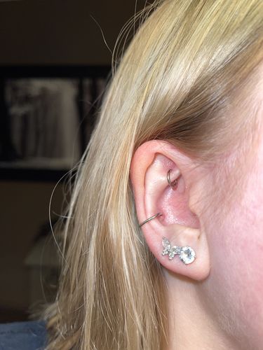 Customer photo review of Plain Hinged Seam Ring