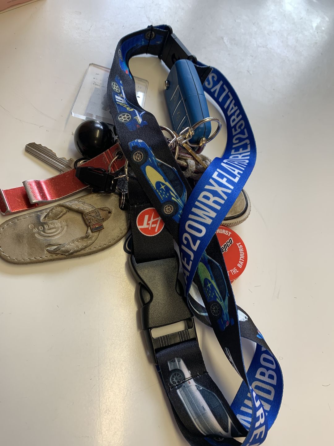 Customer photo review of Subaru WRX STI Rally Lanyard