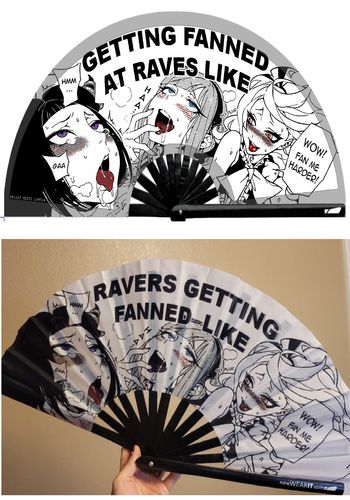 Customer photo review of Custom Hand Fan