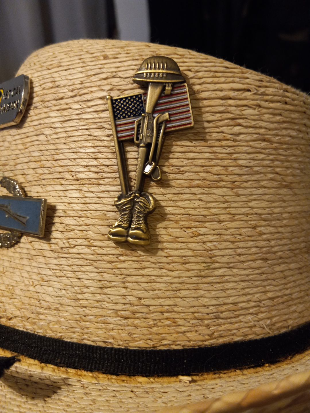 Customer photo review of Fallen Soldier USA Memorial Pin