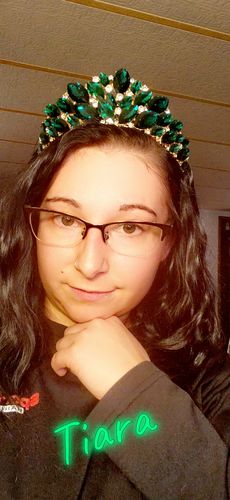 Customer photo review of Empress Gem Tiara