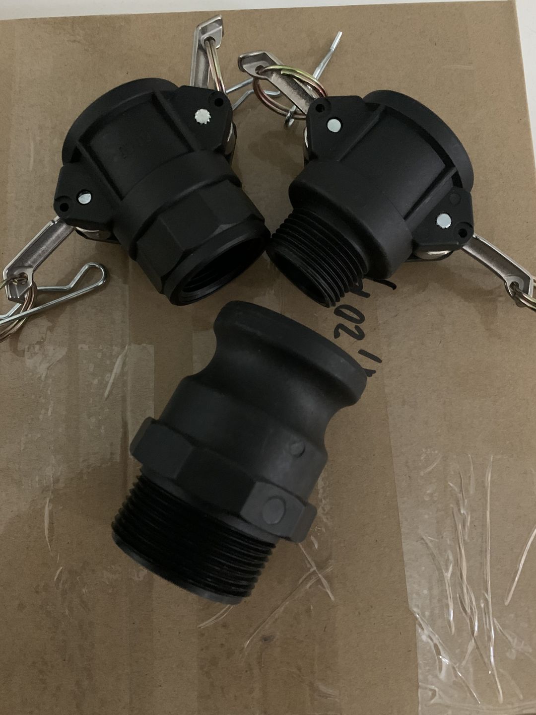 Customer photo review of Acople Camlock Polipropileno Tipo F
