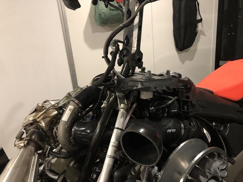 Customer photo review of Ski-Doo 850 Turbo Silicone Charge & Intake Tube ( 6-Ply Extreme HD )