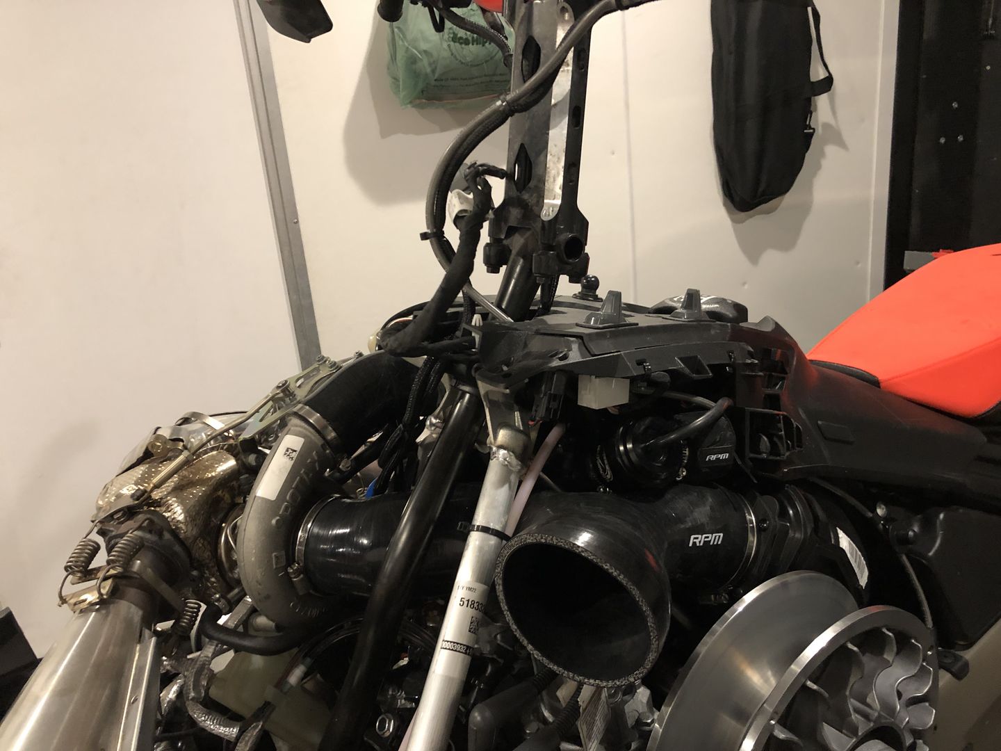 Customer photo review of Ski-Doo 850 Turbo Silicone Charge & Intake Tube ( 6-Ply Extreme HD )