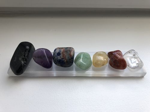 Customer photo review of The Starter Set | 7 Stone Chakra Set