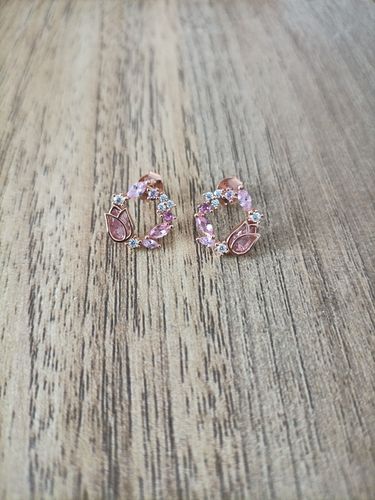 Customer photo review of Boucles d'oreilles Ambre