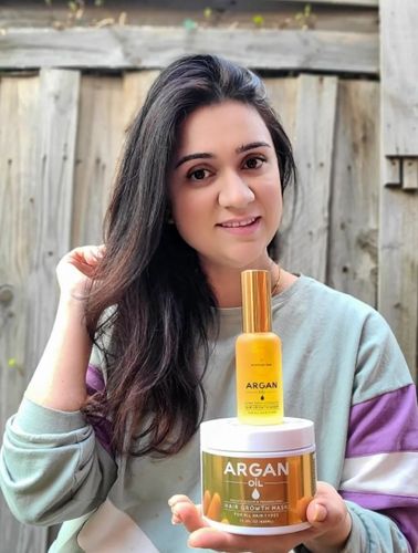 Customer photo review of Hair Growth With Argan Oil - 10 Minute Miracle - Serum 50ml
