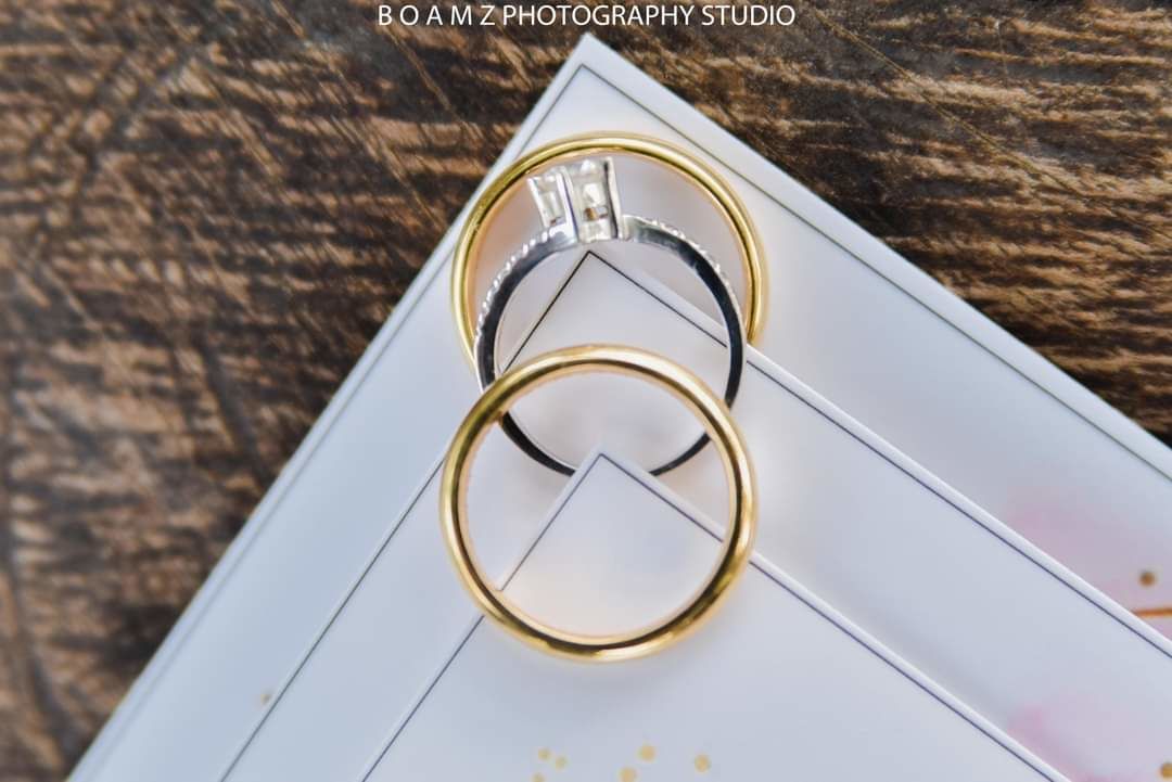 Customer photo review of Classic Plain Wedding Rings