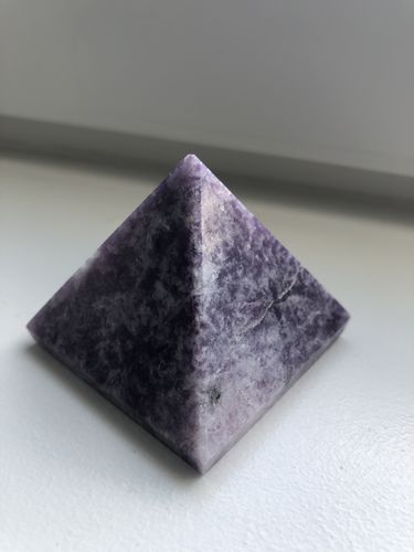 Customer photo review of Lepidolite Pyramid