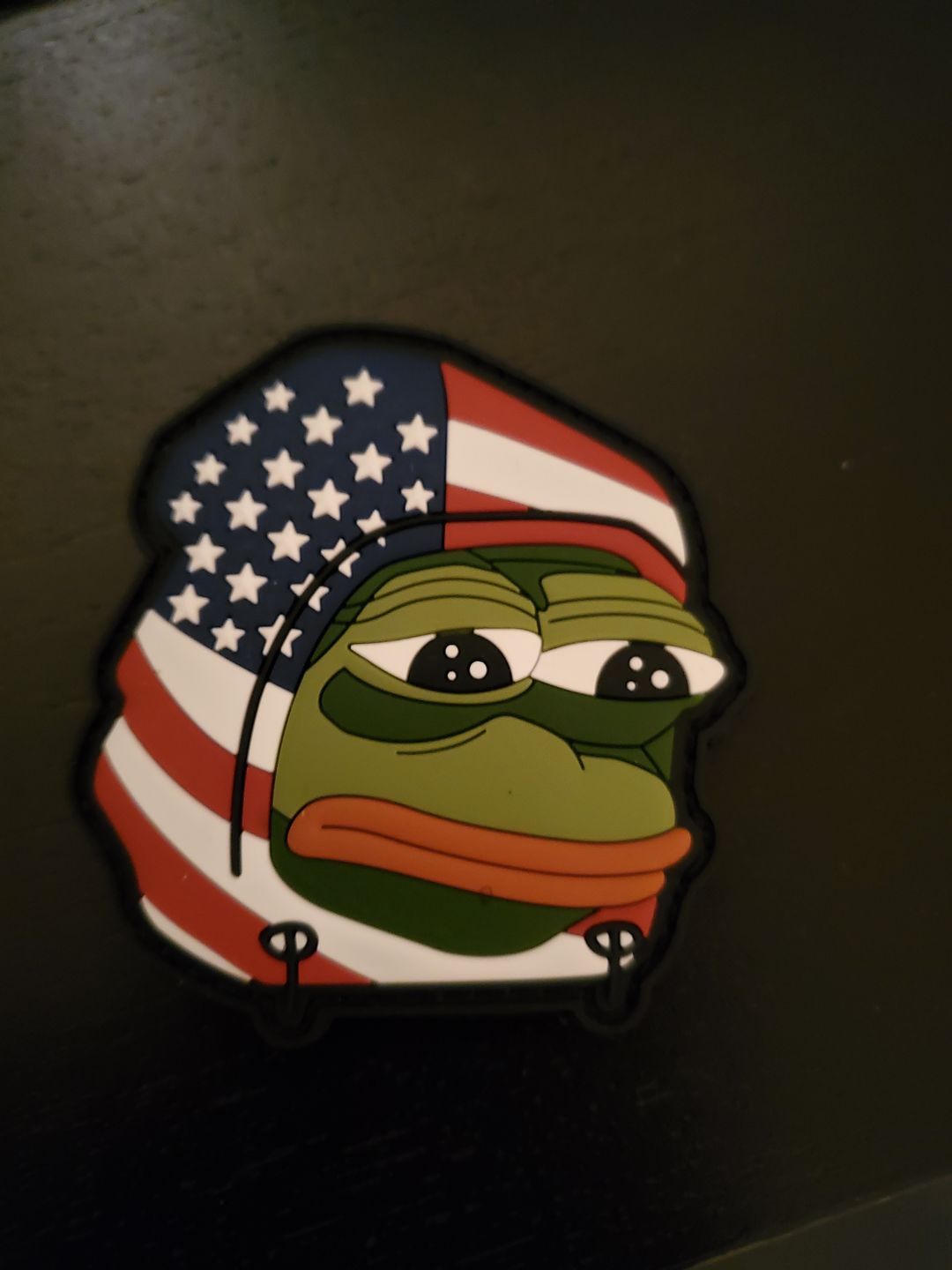 Customer photo review of American Flag Pepe