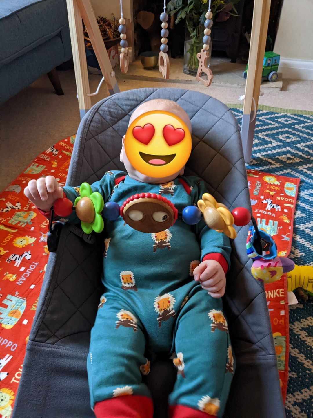 Customer photo review of Mountain Lions Organic Romper Playsuit