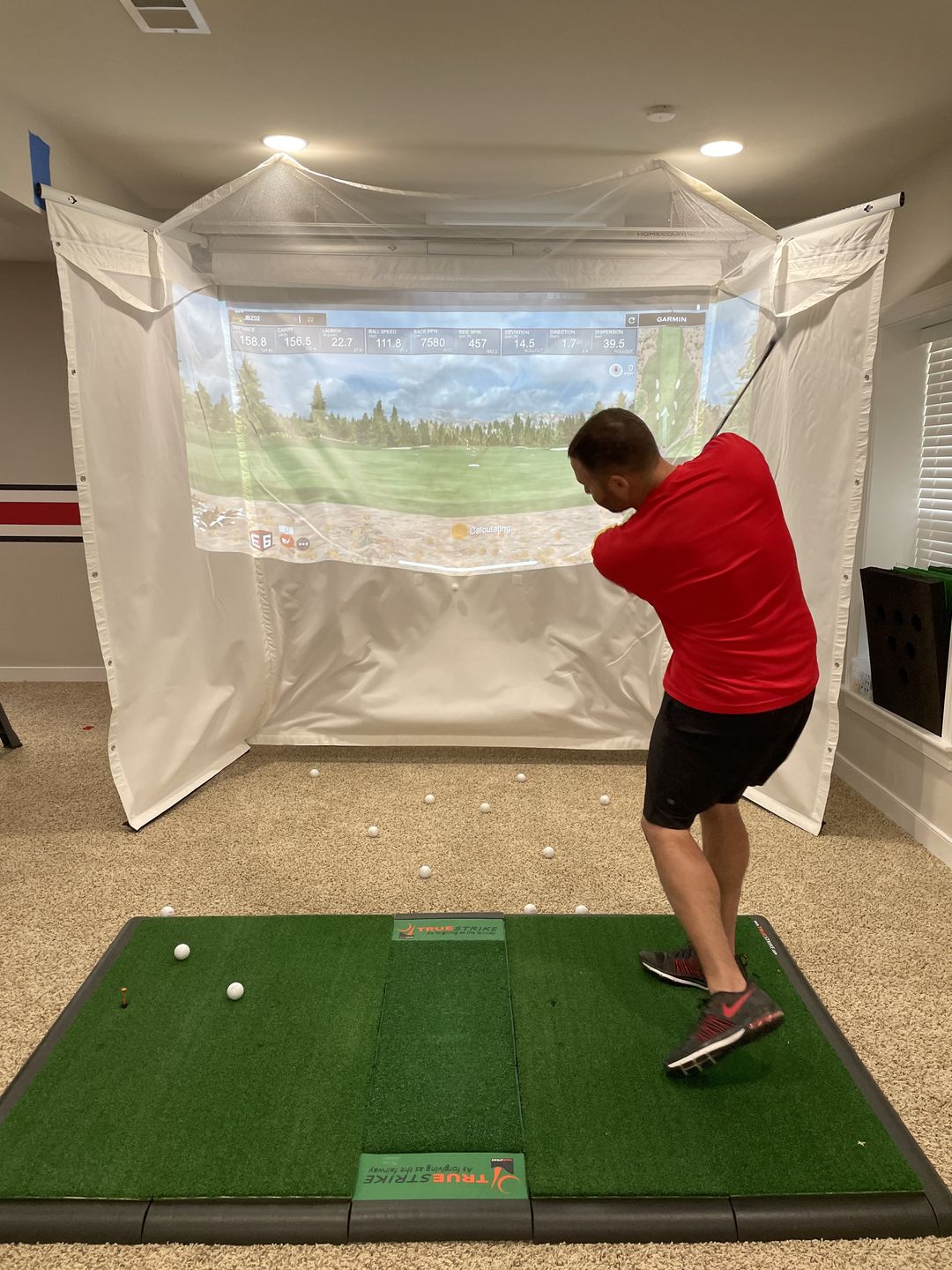 Customer photo review of TrueStrike Golf Mat - Academy