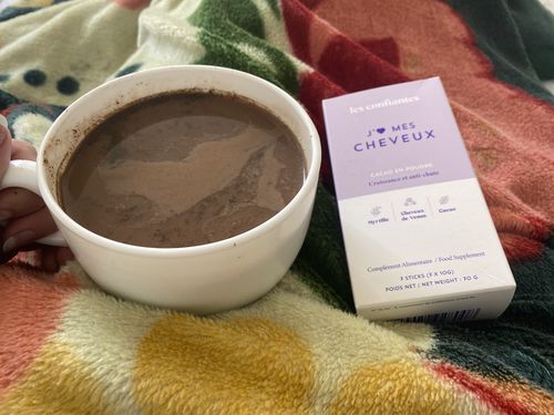 Customer photo review of Cacao en poudre pour cheveux 1 mois