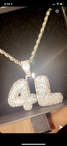Customer photo review of Pendente Personalizzato Icy - Silver