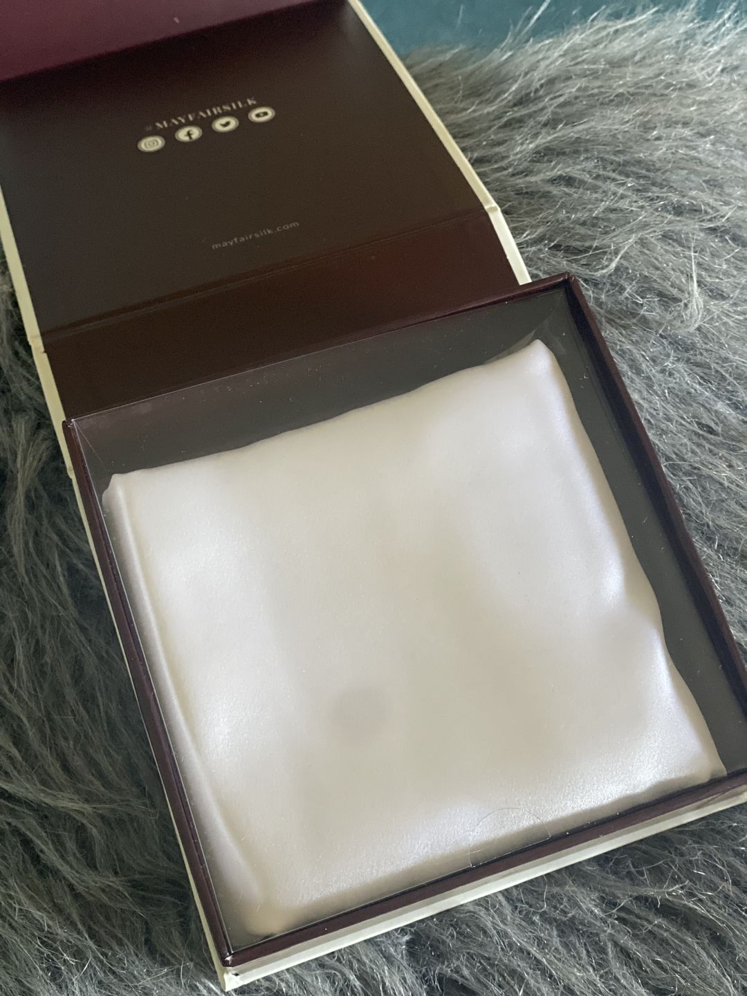 Customer photo review of Ivory Pure Silk Pillowcase