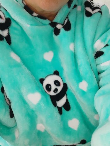 Customer photo review of SweetPlaid™ - Panda - Nouvelle collection 🌟