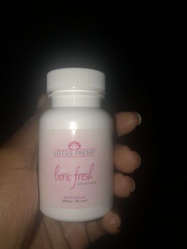 Customer photo review of Boric Fresh Suppositories