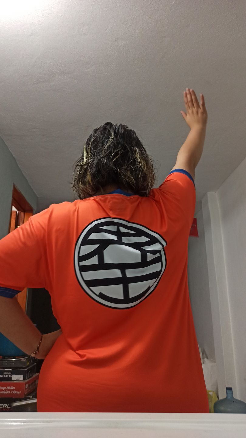 Customer photo review of Playera Pijama Dragon Ball Goku Uniforme