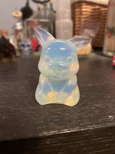Customer photo review of Pikachu- Orange Calcite & Opalite