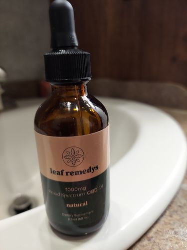 Customer photo review of 60ML Broad Spectrum CBD tincture