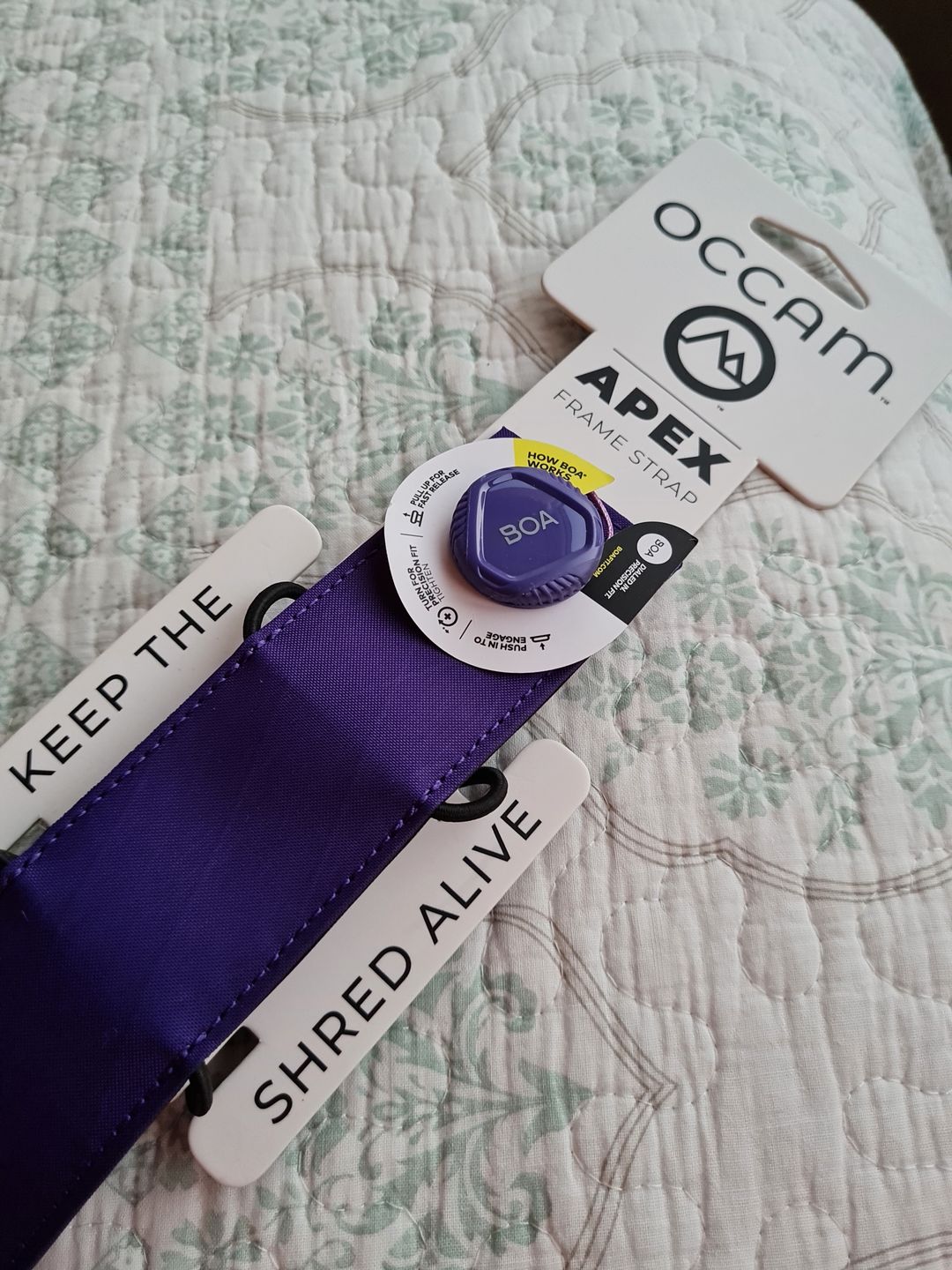 Customer photo review of OCCAM APEX ASTER