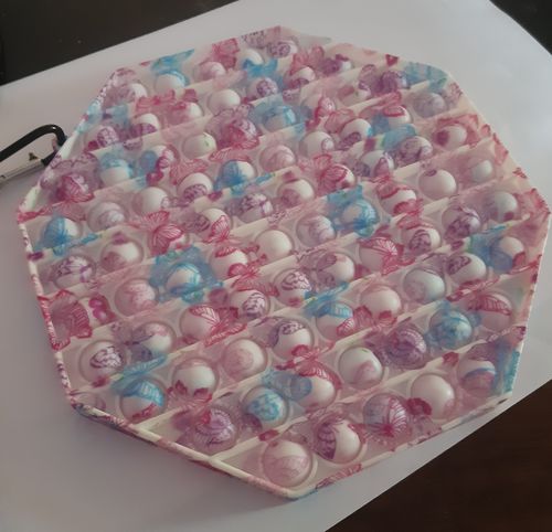 Customer photo review of Large Octagon Butterfly Pop It