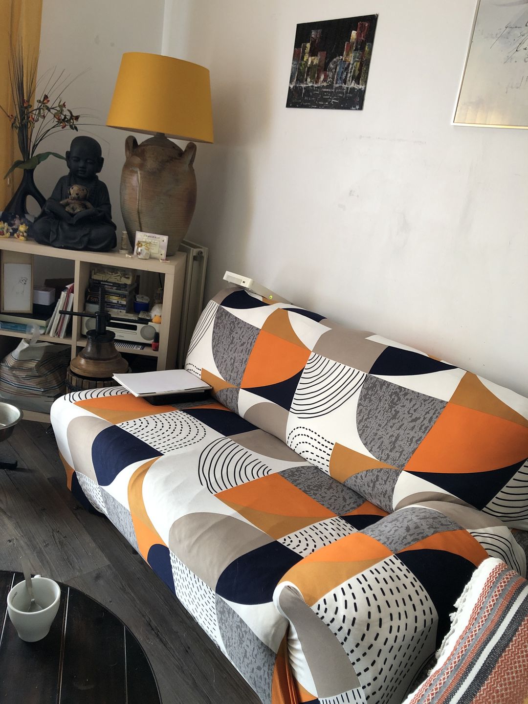 Customer photo review of Vintage - Housses Extensibles de Fauteuil et Canapé