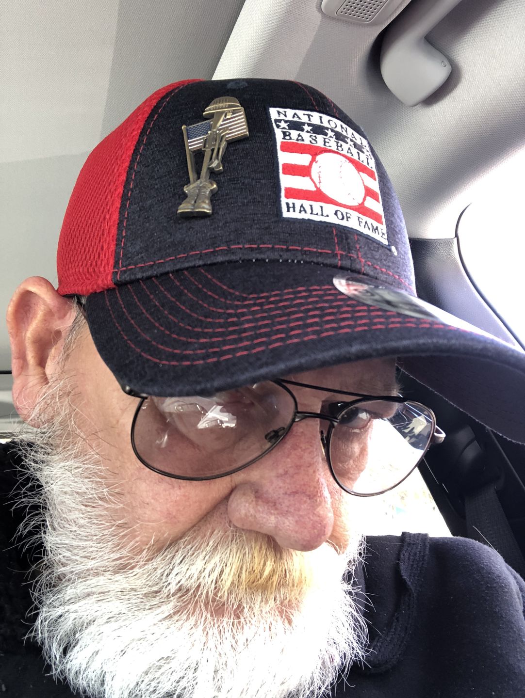 Customer photo review of Fallen Soldier USA Memorial Pin