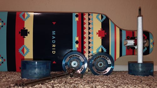 Customer photo review of Madrid Dream 39" Inca drop through Longboard