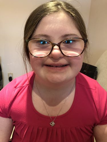 Customer photo review of To My Daughter - If Ever There Is Tomorrow - Love Knot Necklace