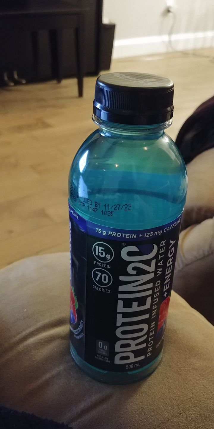 Customer photo review of Protein2o - Eau protéinée infusée +Energy 500ml
