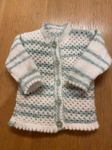 Customer photo review of Baby Mystery Knitting Box