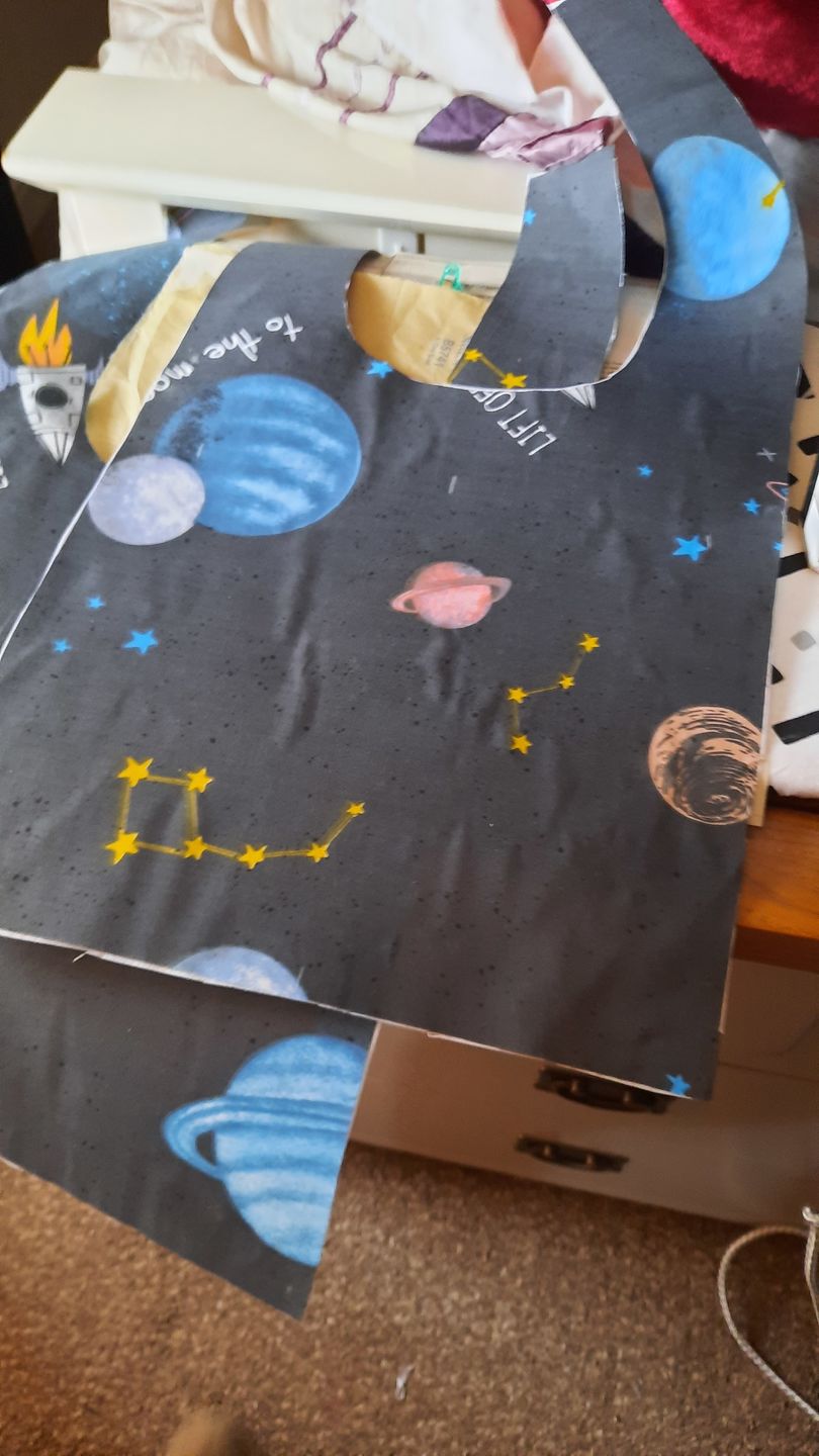 Customer photo review of Printed Polycotton Bundle 1m X 3