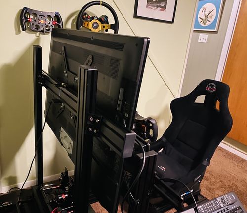 Customer photo review of Simulator Monitor Stand