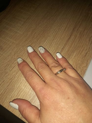 Customer photo review of Premium Builder gel Didier Lab  Intensive White  15 g.