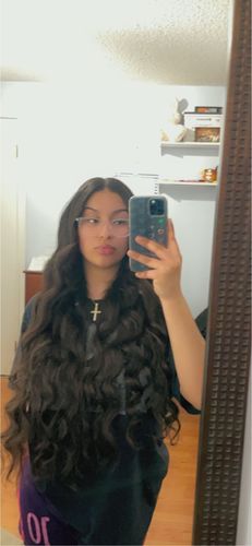 Customer photo review of Thin Cuban link choker