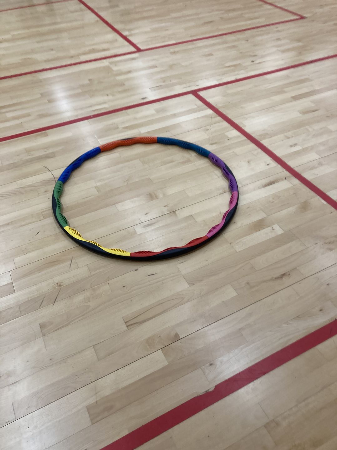 Customer photo review of Powerhoop Deluxe Weighted Hula Hoop 1.9kg