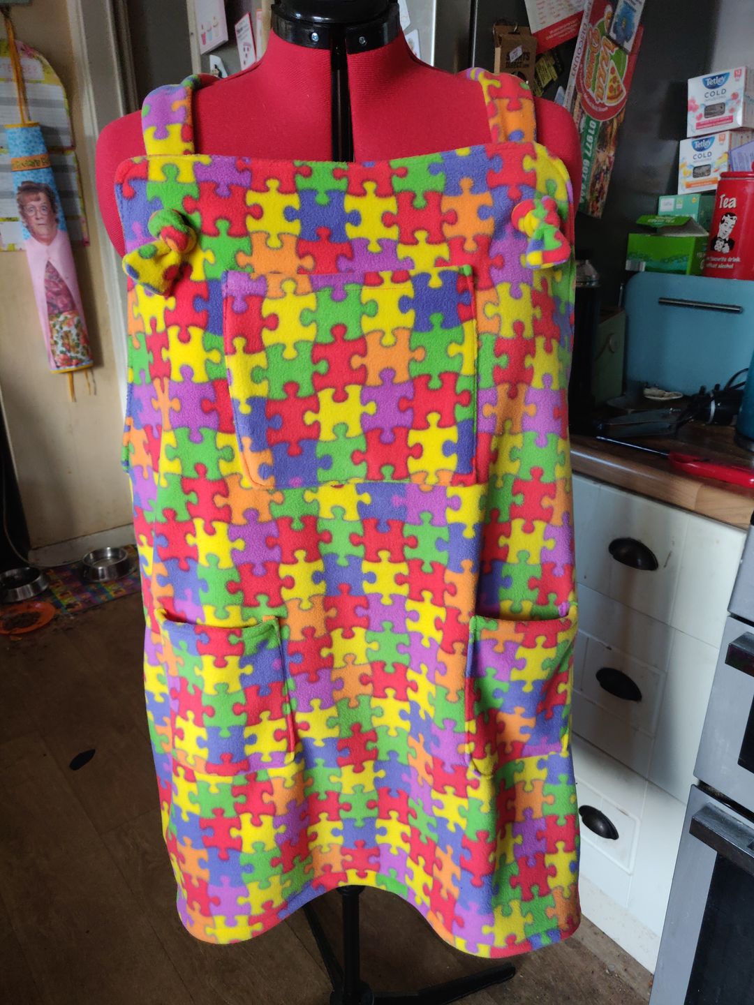 Customer photo review of Jigsaw Anti Pill Polar Fleece Fabric