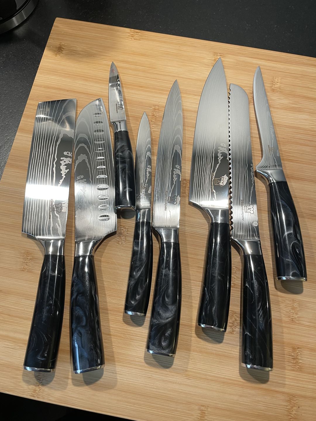 Customer photo review of Kuro Messerset Premium