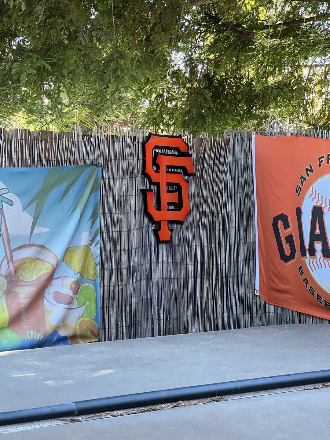 Customer photo review of San Francisco Giants Interlocking "SF" Logo 3D Metal Wall Art