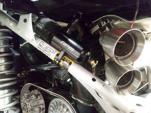 Customer photo review of RPM SxS Dual Baffle Can-Am Maverick X3 Oil Catch Can