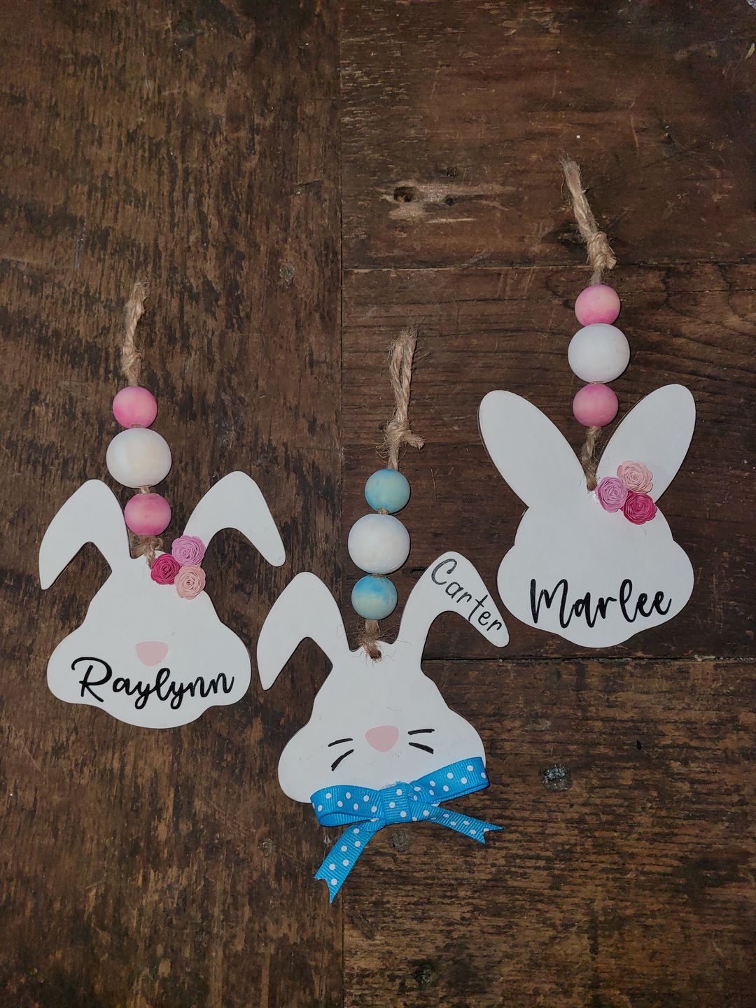 Customer photo review of Unfinished Wooden Easter Bunny Head Shape - Craft - up to 24" DIY