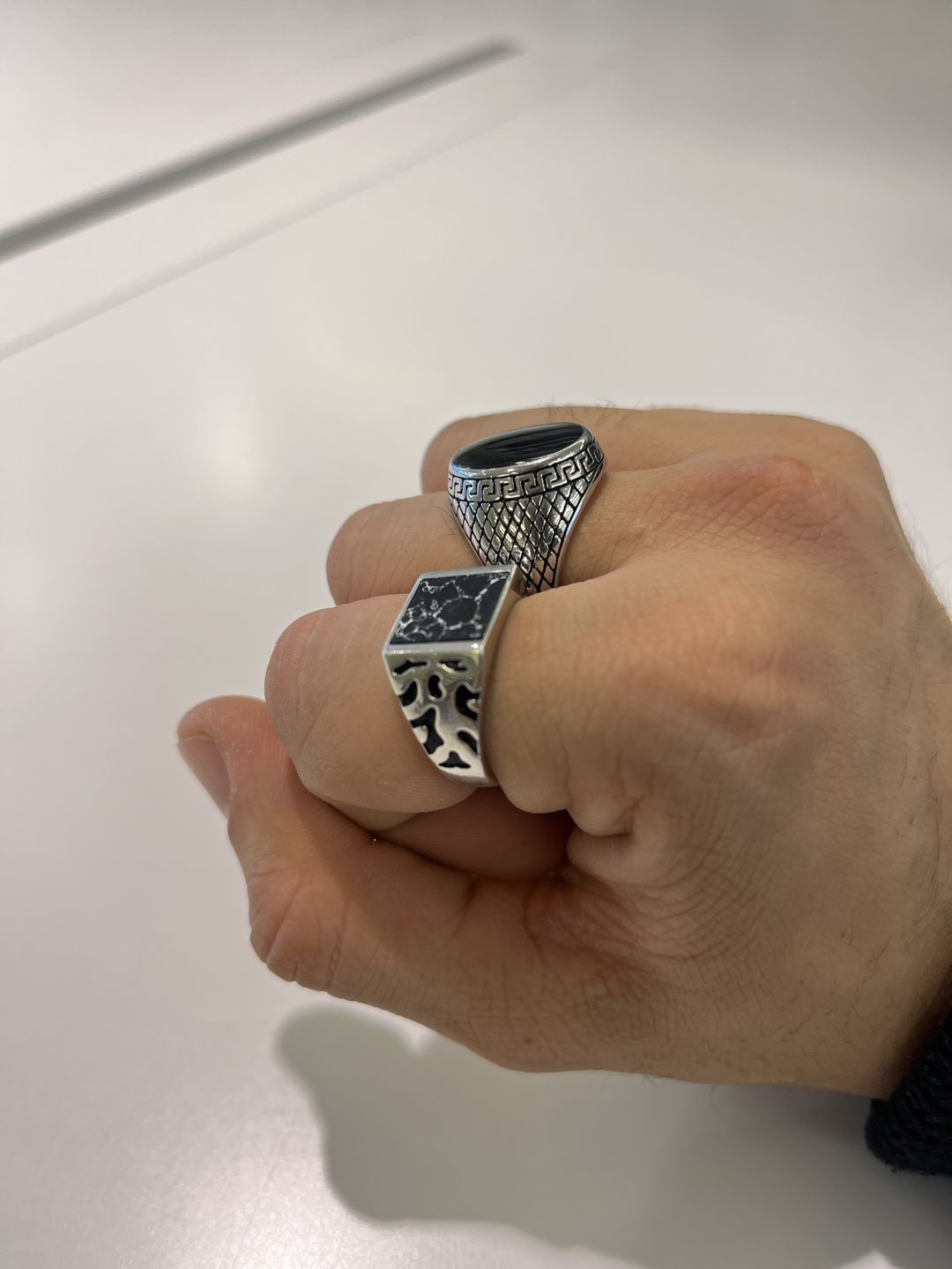 Customer photo review of SCRATCHED. - 925 SILVER