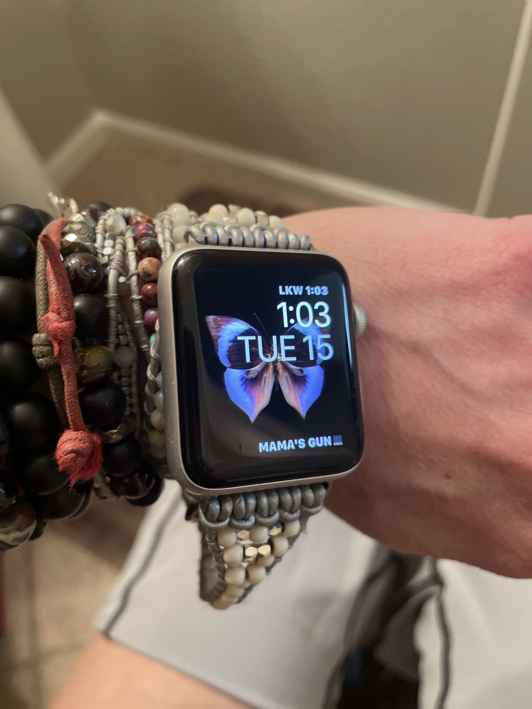 Customer photo review of Healing Turquoise Protection Apple Watch Strap