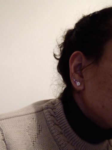 Customer photo review of Boucles d'oreilles Maëline