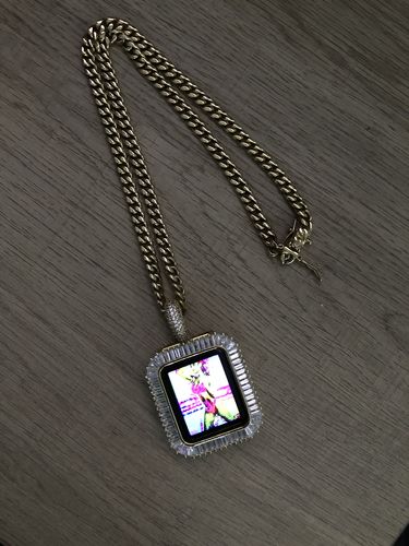 Customer photo review of 6mm 14K Gold IP Premium Miami Cuban Chain