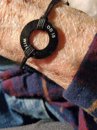 Customer photo review of GOD IS WITH ME - Encircle Faithlet