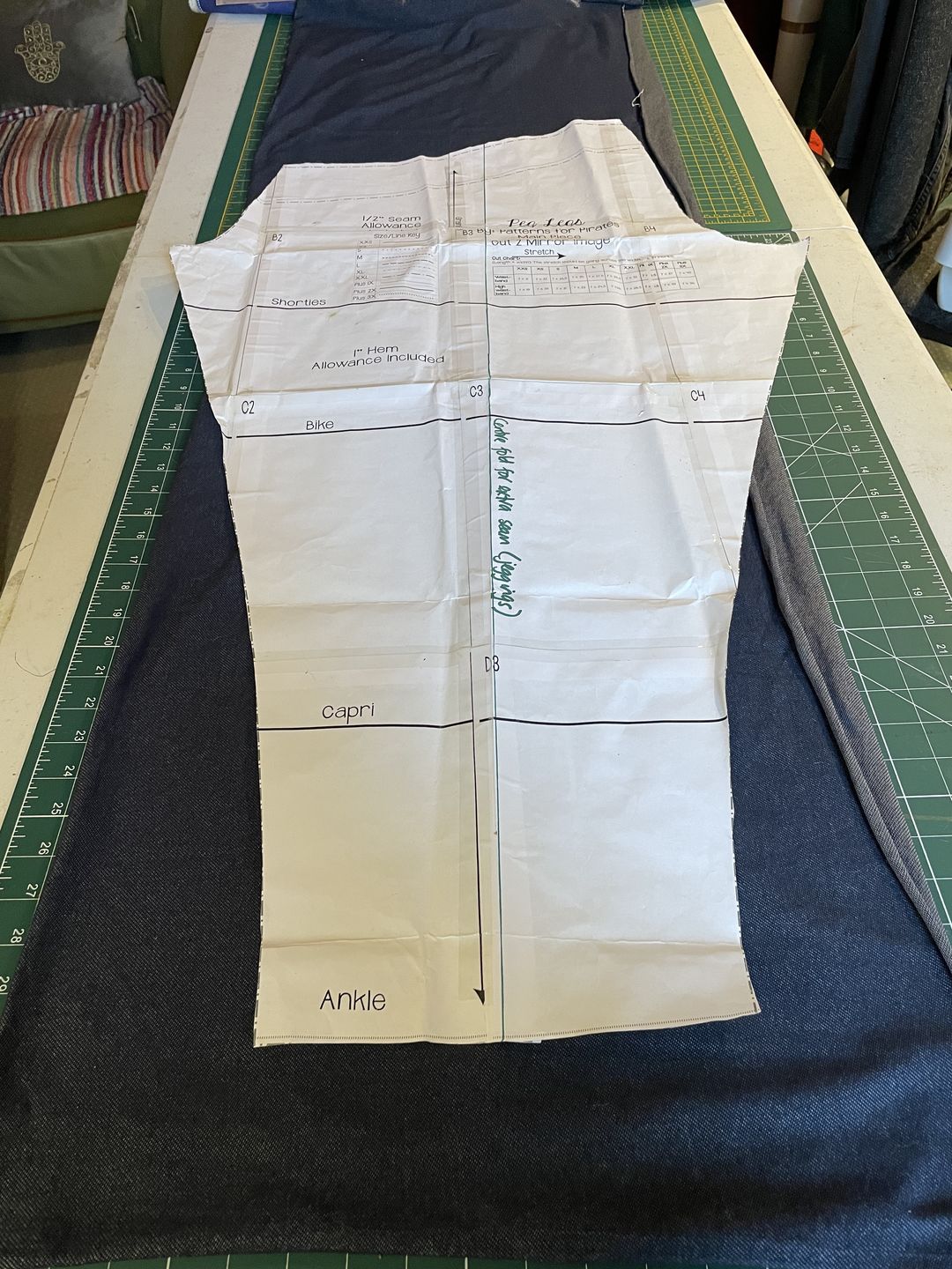 Customer photo review of Denim Jersey Jegging Fabric