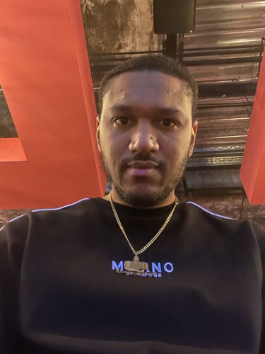 Customer photo review of Lovers Charm™ 18K Custom Engraved Necklace